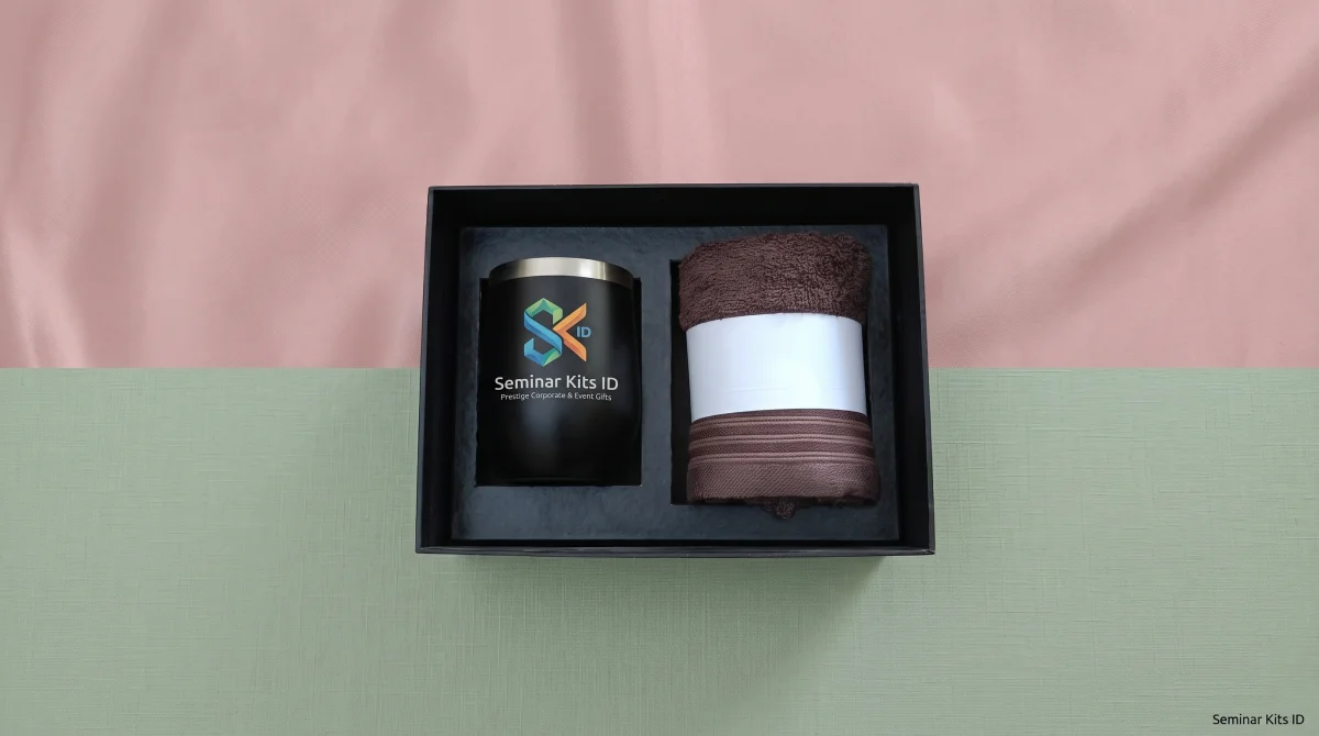 Souvenir Kantor Mug & Handuk Bordir