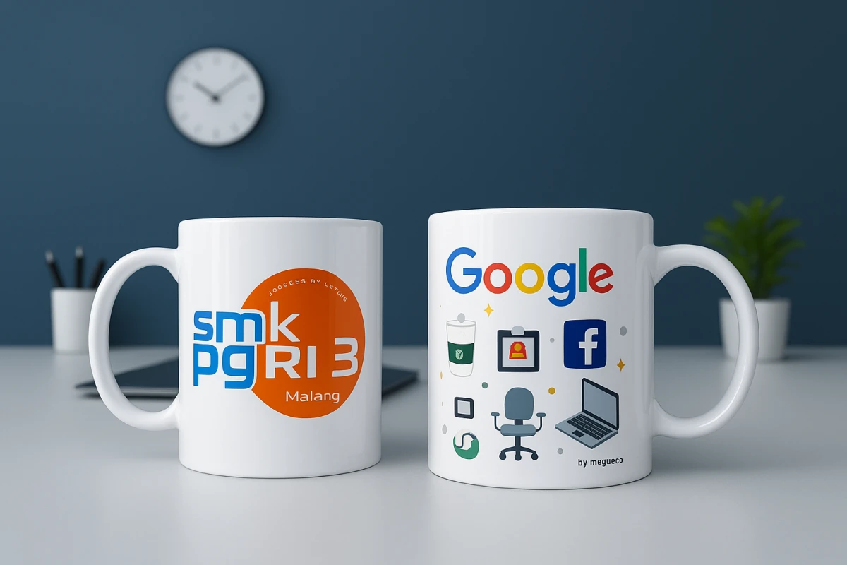 Mug keramik kustom logo